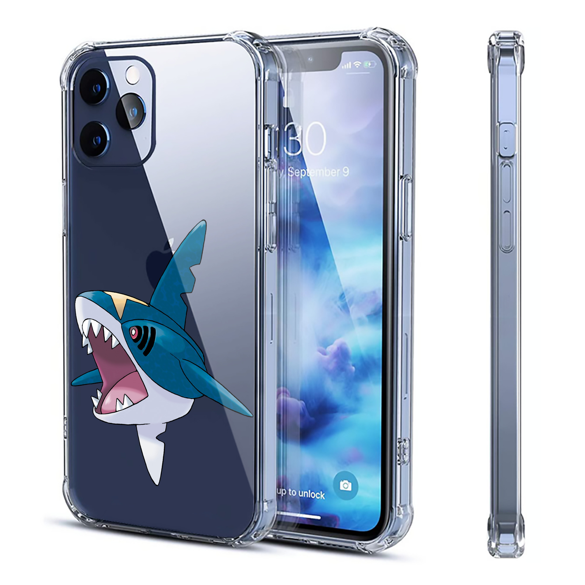 （画像用） ポケットモンスター Pokémon 【iPhone 12シリーズ対応】透明スマホケース（クリアソフトケース）